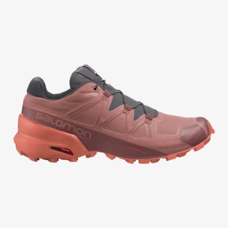 Salomon SPEEDCROSS 5 Womens Trail Running Shoes Red | Salomon South Africa